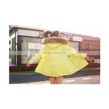 GZY Wholesale Pink Coat Fur Hood at Low Price photo-5