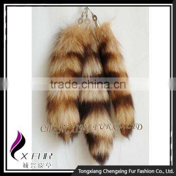 CX-R-26 Funny Real Fox Fur Tail Cute Key Holder