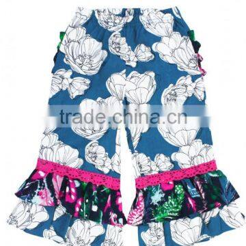 Baby Clothes 2017 Girls 12 Year Old Kids Clothing Ruffle Wholesale Printing Children Baby Fashion Trousers photo-2