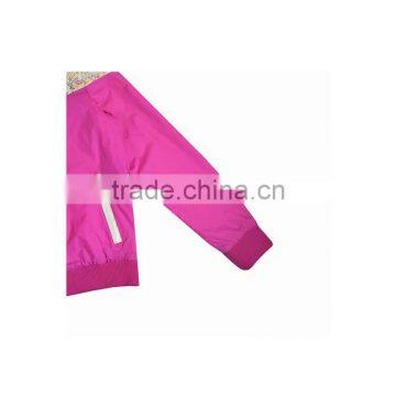 Newest Design Women's Two Color High Quality Printing Nylon Jacket With Hood photo-4