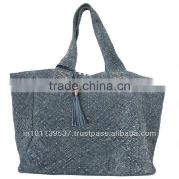 Jute Leather Tote photo-6