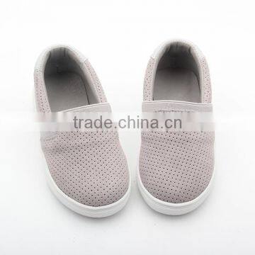 Durable shoes children fashion hole leather kids shoes children