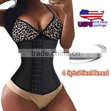 Women Waist Trainer Super Stretch Steel Bone Hot Body Shaper Waist Cincher Control Corset Slimming Belt Tummy Bustiers photo-5