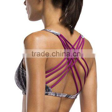 Cheap Hot Sale Print Madam Underwear Camo Yoga Sports Bra Custom photo-5