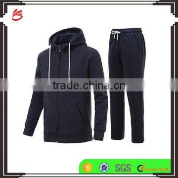 Casual Athletic Sport Workout Hooded men sportwear tracksuit