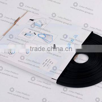 Black Spiral Bra Steel Bone Bra Accessorie photo-3