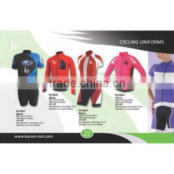 Cycling uniforms