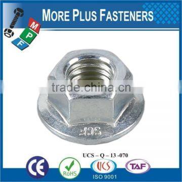 Made in Taiwan DIN 6923 Steel Class 8 Zinc Plated Stainless Steel Flange Nut DIN 6923 photo-5