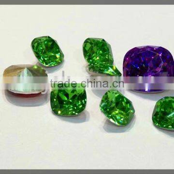 Special Shaped Resin Stone,artificial Teardrop Resin Stone, Point Back Resin Stones photo-2