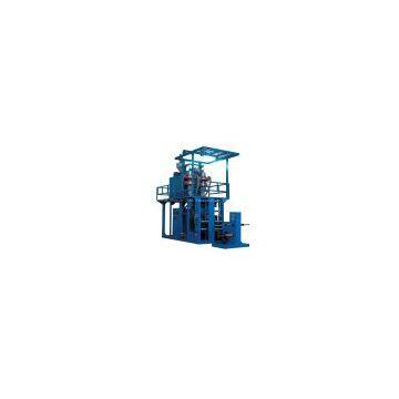 single-screw double-die film blowing machine