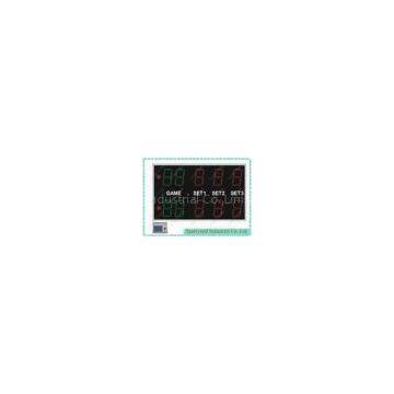 Sports Electronic Tennis Scoreboard With Wireless RF Control , Gymnasium Scoreboard