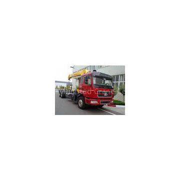 Transportation 12 Ton Cargo Crane Truck , Telescopic Boom Crane