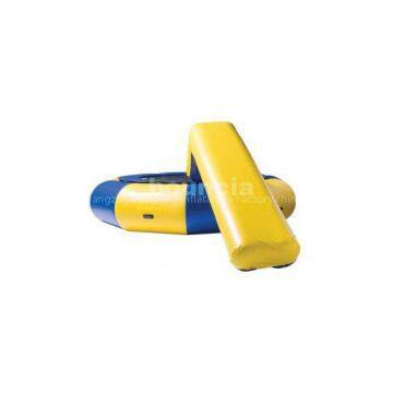 0.9mm Thick PVC Water Trampoline With Slide TRC06 with Slides