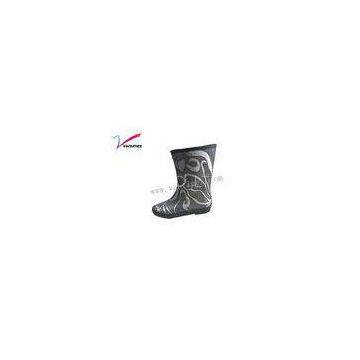 Flat non slip comfortable rain boots with pvc Outsole Material