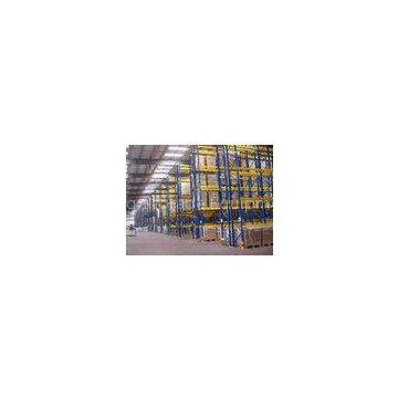 Selective Pallet Racking System , Adjustable Industrial Shelving With Zinc Plated