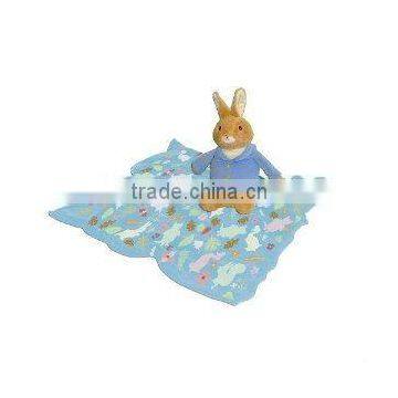Rabbit Plush Toy with Blanket
