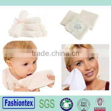 Organic Cotton Muslin facial Cloth cosmetics gift