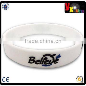 bulk custom ink filled silicone wristband, colourful silicone bracelet, new promotion cheap wristband