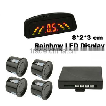 Car Rainbow LED parking sensor bluetooth reverse parking sensors--RD036C4