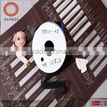 Black Straight interlining cutting tape,mainly adhered to the cutting parts need to be sewed