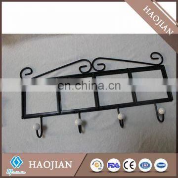 wrought iron coat rack