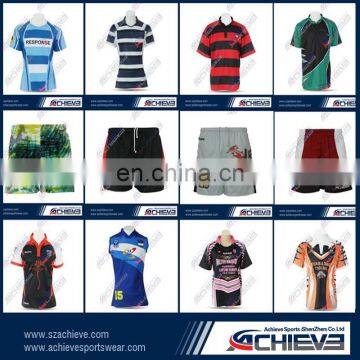 Tackle Twill Long Sleeve Rugby Jersey,sublimation sports shirt rugby