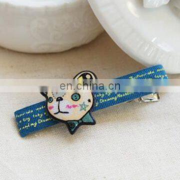 White & Teal Cat Hair Clip Alligator Hair Clip No Slip Hair Clip For Kids Accessories