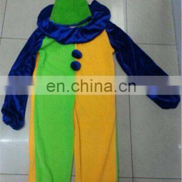 TZ8140-4 Colorful Carnival Clown Costume , Carnival Costume