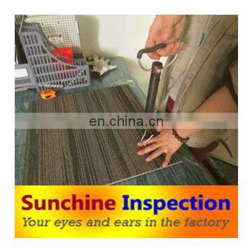 Carpet Tile third-party Pre-shipment Quality Control Inspection check