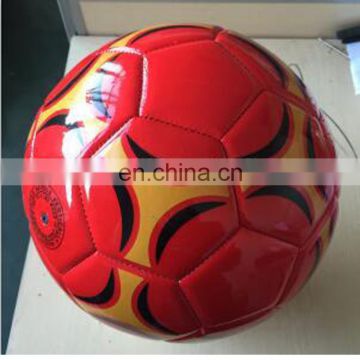 SAR gift beach ball Laser leather hot red wholesale football soccer ball