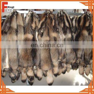 Wholesale Chinese raccoon fur skin