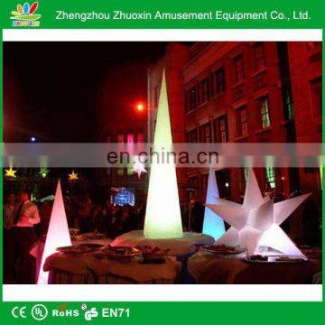 Hot newly promotional kids house shape commercial pvc inflatable decoration cone