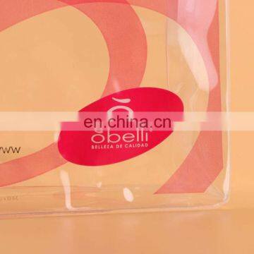 Custom Design Transparent Fashional Waterproof Makeup Bag PVC Cosmetic Bag Packing Plastic Pvc Cosmetic Pouch With Handing photo-3