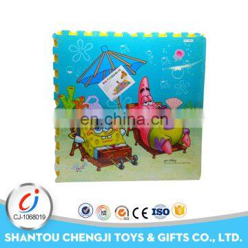 Top selling EVA interlocking cartoon animals tatami puzzle mat for kids