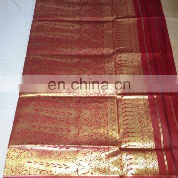 Women's Dress Indian Ethnic Zari Work Pallu Silk Sari Wedding Wear Saree photo-2