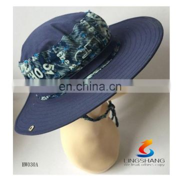 New Style Wide Fold Brim Sun protected Hat for fishing men