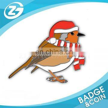 High Quality Custom Dove Shape Badge Pin