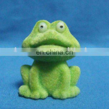 flocking frog toy