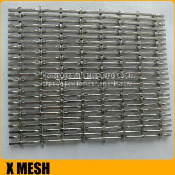 stainless/Aluminium Flat-Wire Decorative Mesh