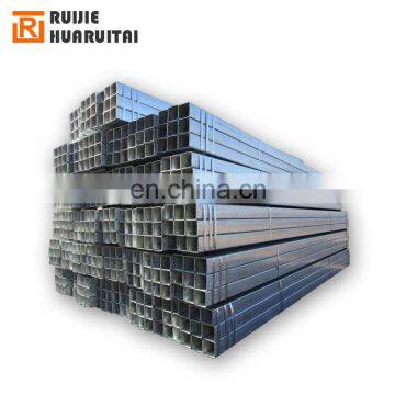 ASTM A500 square iron pipe/ galvanized square tube/ square steel profile square hollow sections