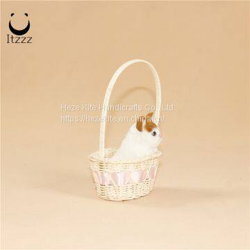 Lifelike Sleeping Cat With Hat Animated Plush Realistic Kitten Bedroom Decor Toys for Kids Vacation Cat Furry Cat photo-3