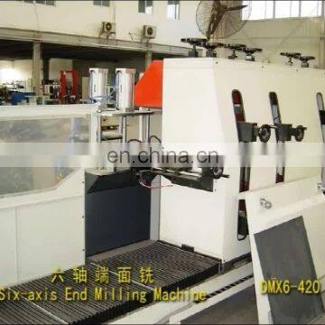 Aluminum window mullion 4 axis milling machine