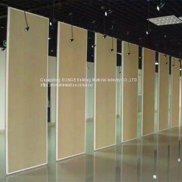 Mobile Wood Folding Sliding Modular Operable Soundproof Movable Partition Walls photo-5