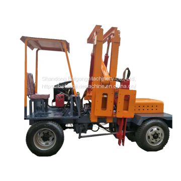 High Performance Hydraulic Highway Guardrail Pile Driver