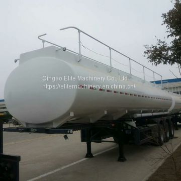 Diesel tanker trailer tri-axle fuel oil tanker semi trailer price 45000 liters