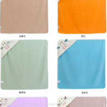 Hooded Baby Bath Towel Cartoon Pattern