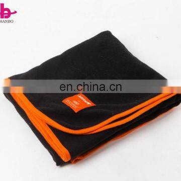 100% Polyester Airline Blanket Customized Logo Blanket Polar Fleece Anti-pilling Airplane Blanket