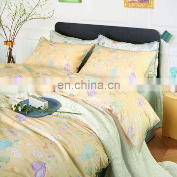 RAWHOUSE Amazon 60s Home Use Bedding Set Luxury Bedding 100% Cotton Set Bed Sheet Pillowcase photo-5