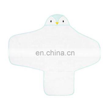 3D Animal Design Soft Baby Wearable Hooded Towel Cute Hooded Bath Towel for Baby photo-2