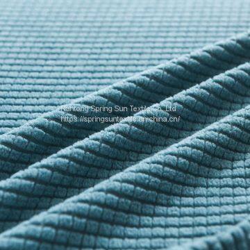 Turquoise Velvet Stretch Dining Room Chair Covers Soft Removable Dining Chair Slipcover photo-2